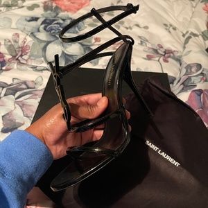 Ysl heeled sandal